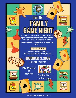 Family Game Night Flyer