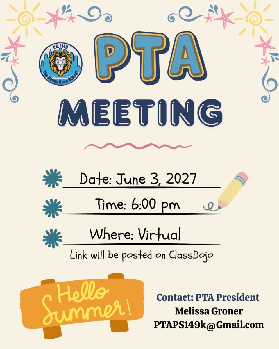 PTA Meeting Flyer